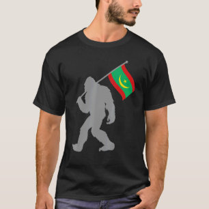 Muritaniya Or Mauritanian Flag On Mauritania Flag T-Shirt