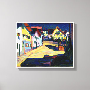 Murnau, Burggrabenstrasse 1 (1908) by Wassily Kand Canvas Print