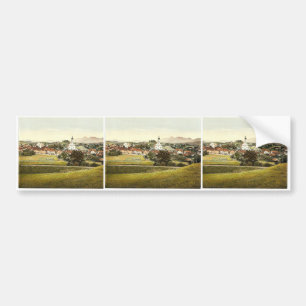 Murnau, general view, Upper Bavaria, Germany magni Bumper Sticker