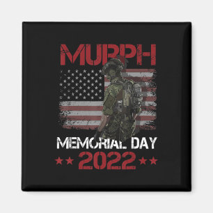 Murph 2022 Happy Memorial Day 4th Of July US Flag Magnet