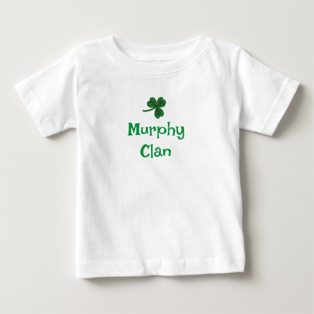 Murphy Clan Shamrock tee (Front)