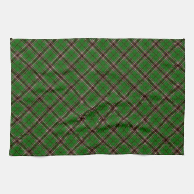 Murphy Clan Tartan Irish Designed Print Tea Towel (Horizontal)