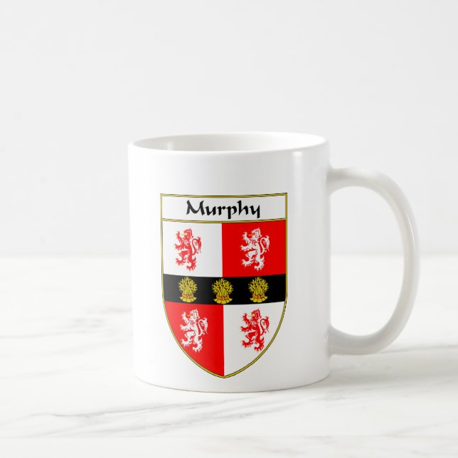 Murphy Coat of Arms/Family Crest Coffee Mug (Right)