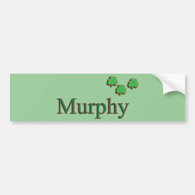 Murphy Family Bumper Sticker (Front)
