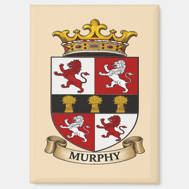 Murphy Family Coat of Arms Magnet (Front)