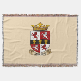 Murphy Family Coat of Arms Throw Blanket