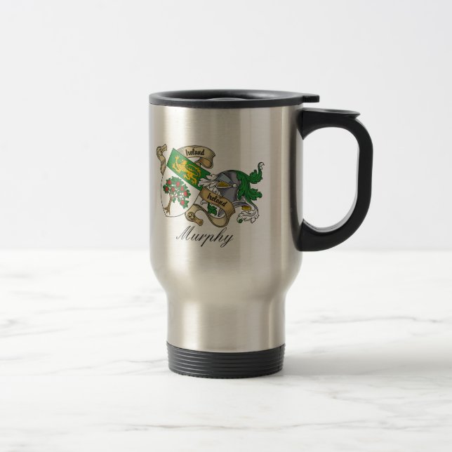 Murphy Family Crest Travel Mug (Right)
