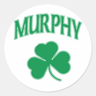 Murphy Irish Classic Round Sticker