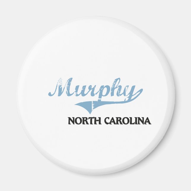 Murphy North Carolina City Classic Magnet (Front)