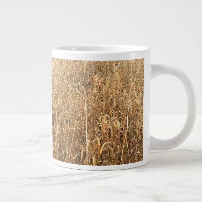 Murphy plays Lion dog lovers game Large Coffee Mug (Right)