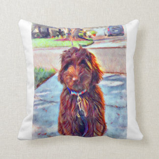 Murphy the Labradoodle Cushion