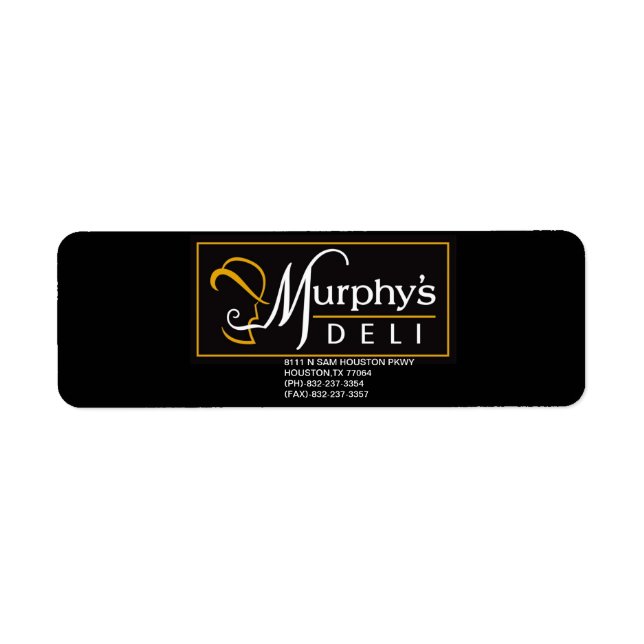 MURPHY'S DELI PROMO STICKER (Front)