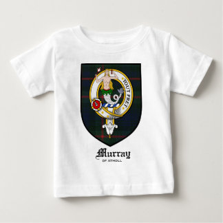 Murray Clan Crest Badge Tartan Baby T-Shirt