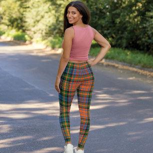 Murray Clan Plaid Scotland Tartan Leggings