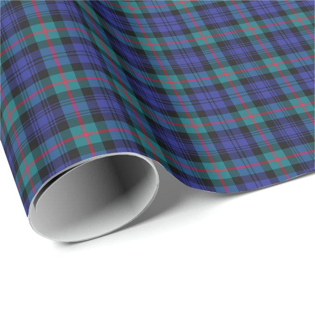 Murray Modern Clan Tartan Wrapping Paper (Roll Corner)