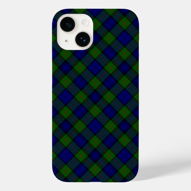 Murray tartan blue green plaid Case-Mate iPhone case (Back)