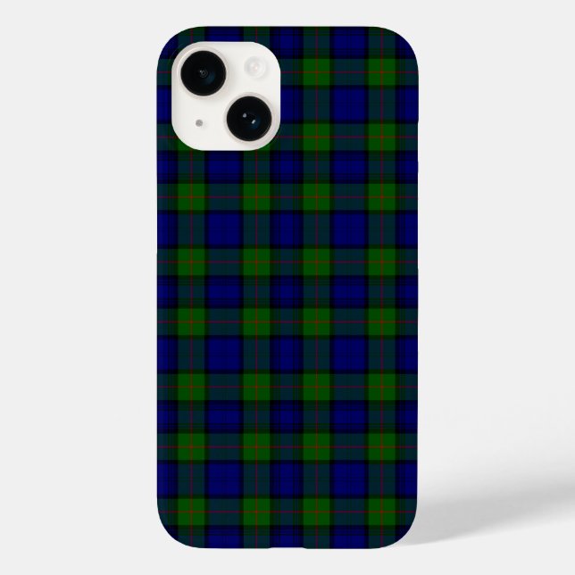 Murray tartan blue green plaid Case-Mate iPhone case (Back)