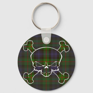 Murray Tartan Skull No Banner Key Ring