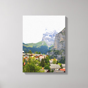 Murren in Switzerland Canvas Print