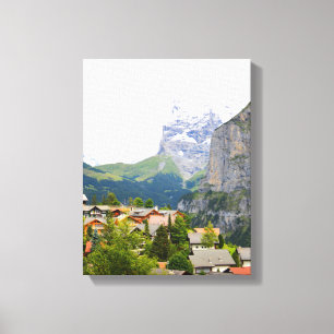 Murren in Switzerland Canvas Print