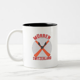 Mürren, Switzerland Two-Tone Coffee Mug