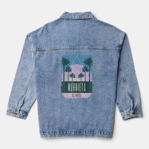 Murrieta California CA Vintage Vaporwave Retro 80s Denim Jacket