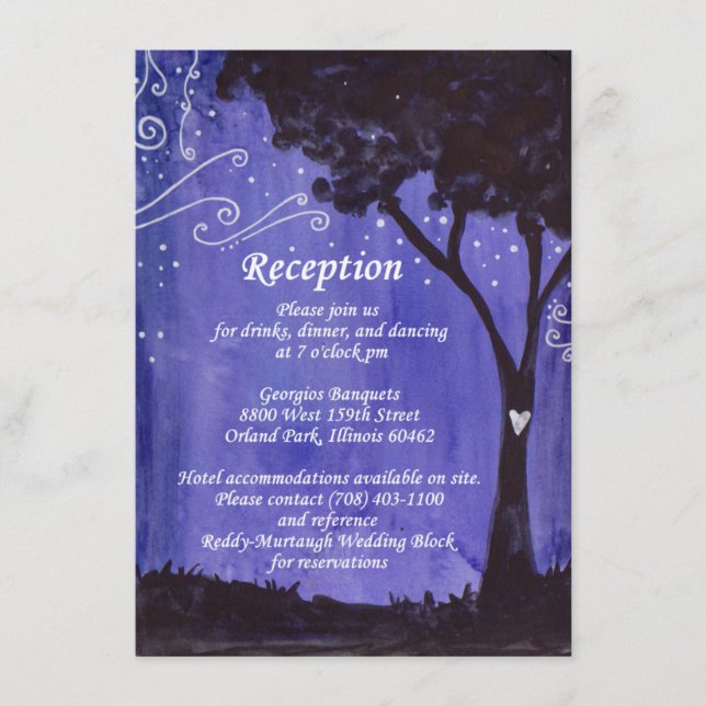 Murtaugh/Reddy Reception Enclosure Card (Front)