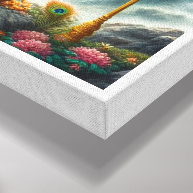 Murugan Canvas Print (Corner(Bottom))