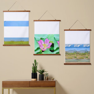 Murugi ArtStore Wood-Topped Wall Tapestry