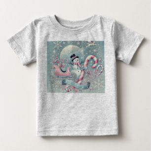 Murugi Baby Haven Snowman 6months BabyFine Jersey  T-Shirt