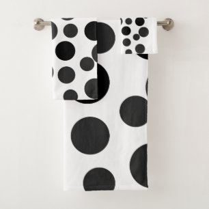 Murugi Bathroom Essential Line Black Pebbles Bath Towel Set
