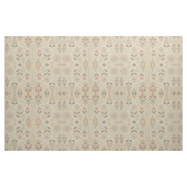 Murugi Fabrics Floral Dawn Combed Cotton 56"  Fabric (Yard)
