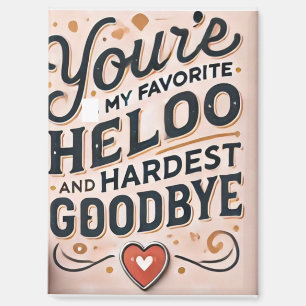 Murugi Home & Decor Favourite-Hello Rectangle Mag Magnet