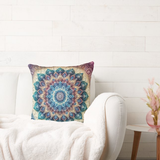 Murugi Home & Decor Sacred Harmony Throw Pillow  (Couch)