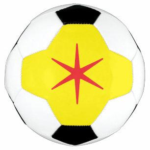 Murugi Sport & Outdoors Crimson Star Soccer Ball