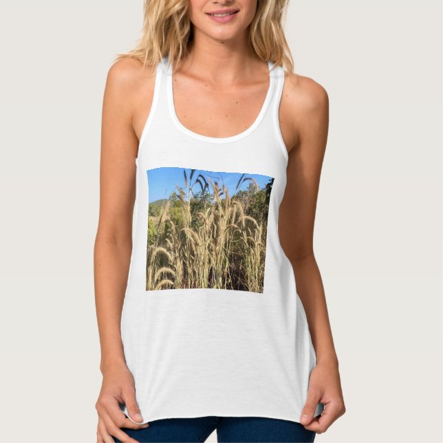 Murugi Wear Bella+Canvas Flowy Racerback Singlet (Front)