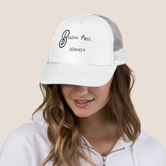 Murugi Wear Brains  First, Always Trucker Hat (In Situ)