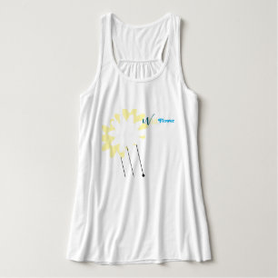 Murugi Wear Wildflower Women's Bella+Canvas Flowy Singlet