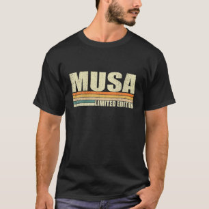Musa Gift Name Personalized Funny Retro Vintage Bi T-Shirt