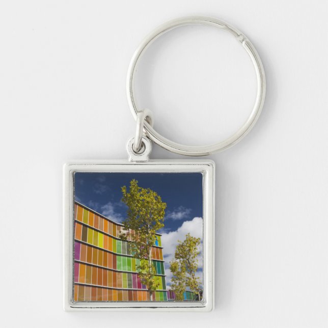 MUSAC, contemporary art museum Key Ring (Front)