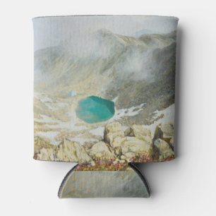 Musala peak, oil painting, Bulgaria. Can Cooler