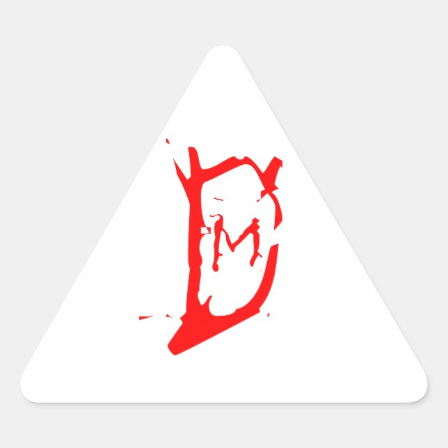 Musashi Designs Logo Triangle Sticker (Front)