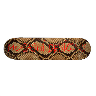 Musashi Designs Snakeskin Skateboard