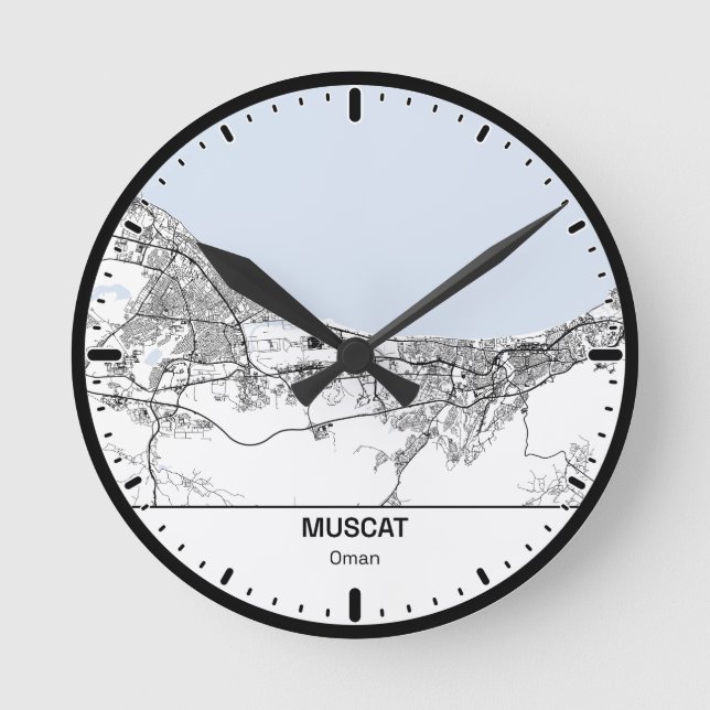 Muscat Clock City Line Art (Front)