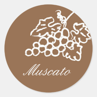 Muscato - Customised Classic Round Sticker