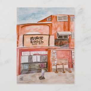 Muscle Beach Postcard