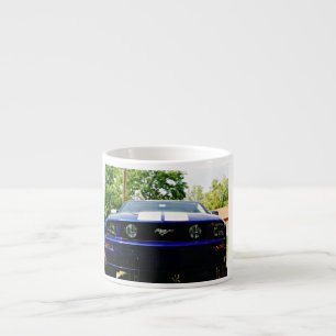 Muscle car Blue Espresso Mug