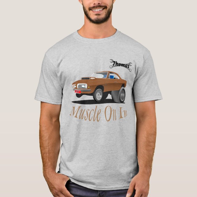 Muscle Car Chevelle 454 Personalised  T-Shirt (Front)