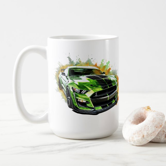 Muscle Car Coffee Mug (With Donut)