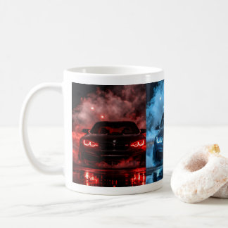 Muscle Car Coffee Mug – Dark Cinematic Sports Car